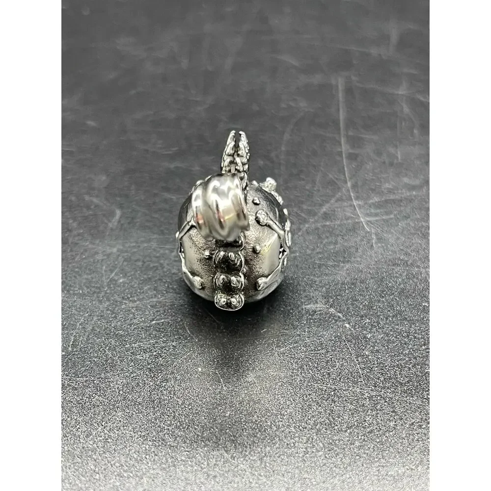 Biker Skull Pendant with Bullets Mohawk Stainless Steel